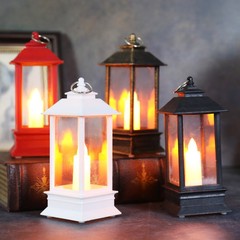 クリスマスとハロウィンの小さな風ランプ LED 発光プラスチックナイトライト クリスマス装飾 クリエイティブなクリスマスギフト