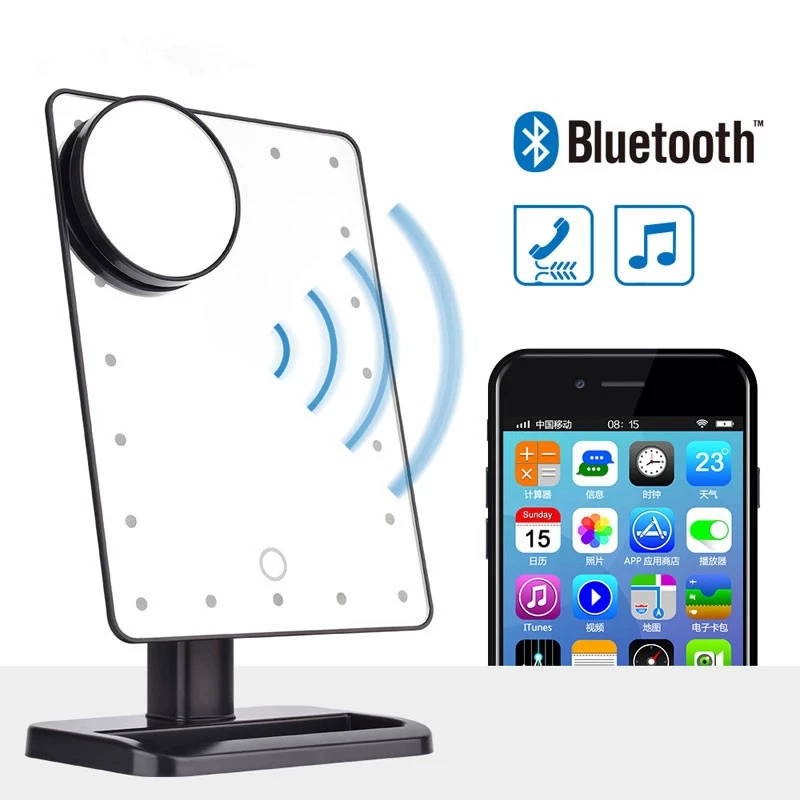 Столешницы для принцессы, зеркало для первоклассников со светом, Bluetooth, подарок на день рождения
