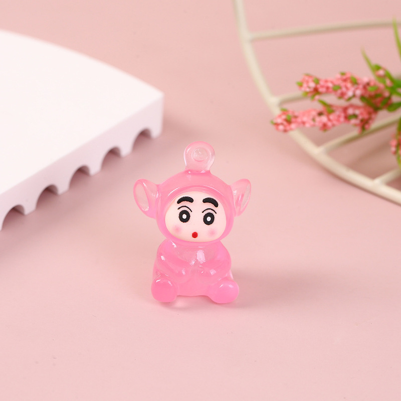 三次元漫画樹脂発光シュンシュン装飾品 diy 携帯電話ケース装飾アクセサリー車のデスクトップ装飾アクセサリー|undefined
