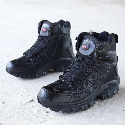 Cross-border spot new high-top men's outdoor special forces tactical combat boots military boots hiking boots security boots large size