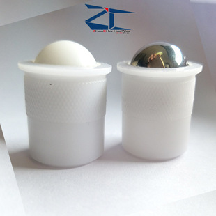White Rolling Mesh Flower Plastic Roller Type Press-In Ball Head Plunger Type Pfpr7/9/13/15/20/24