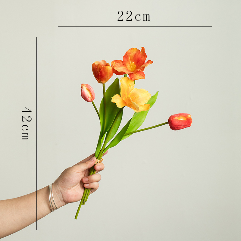 겨울 튤립 1다발(주황색)