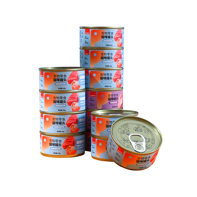 Aperitivos para mascotas, alimentos básicos enlatados para gatos, suplementos nutricionales, alimentos húmedos para gatos y gatitos