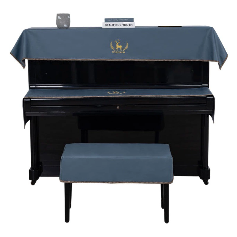 Новый чехол для пианино из трех частей пылезащитный получехол в скандинавском простом стиле Модный чехол для пианино полотенце стул набор поколение волос