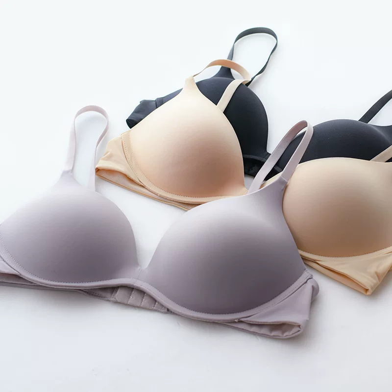 Japanese push up bra, underwear, thin wireless bra for students