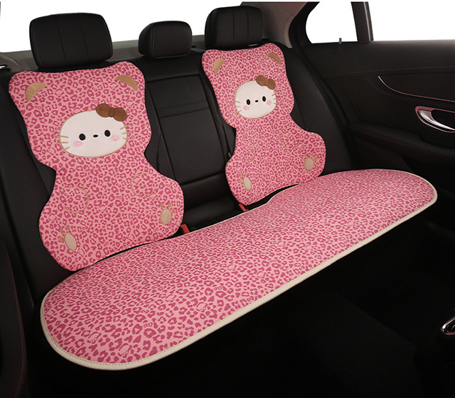 Car Headrest and Lumbar Support Cartoon Kt Cat Headrest Pillow, Car Headrest for All Seasons, Lumbar Pillow, Neck Pillow, Car Headrest