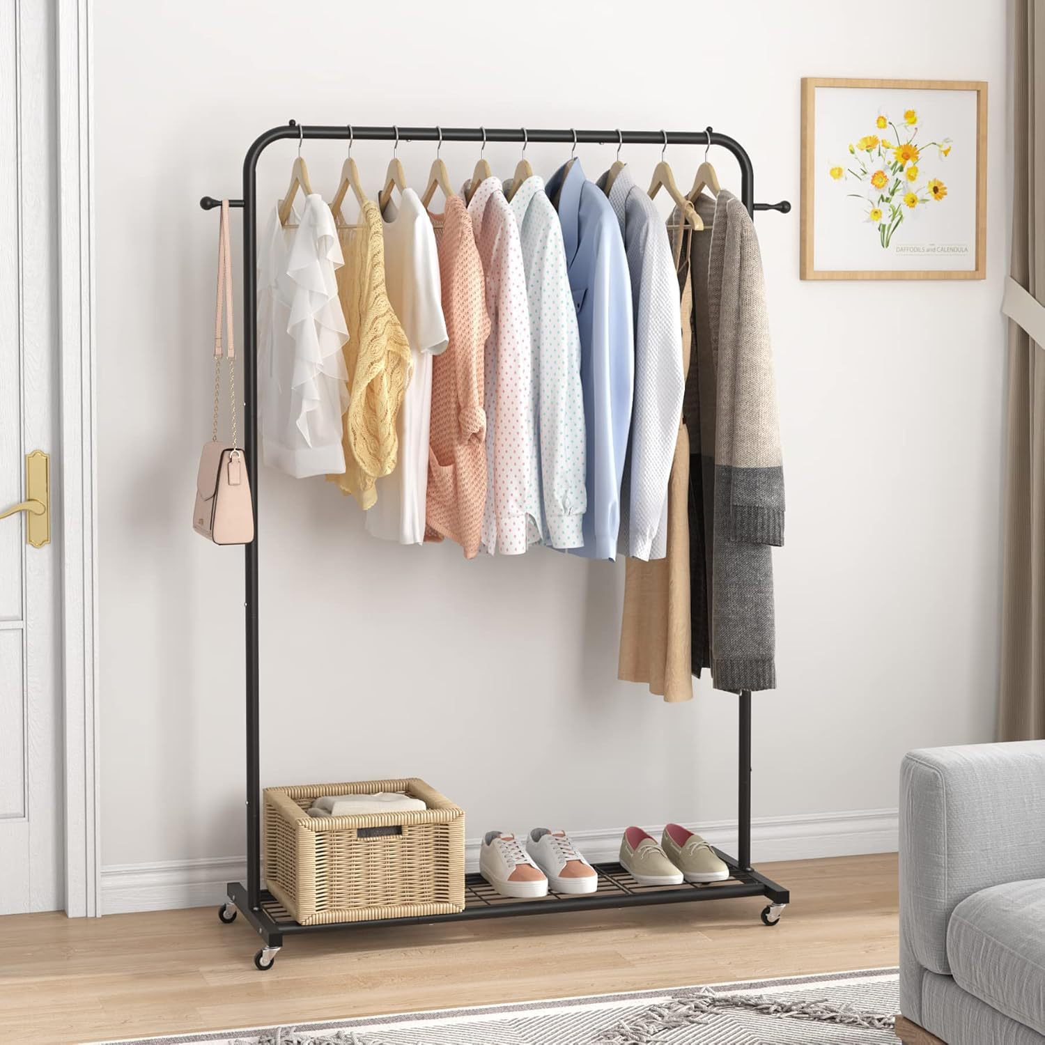 Amazon hierro forjado percha de ropa percha