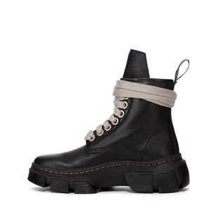 Factory Direct Delivery 2024 Trendy Brand Collaboration Men's Shoes Thick-Soled Leather Boots Ankle Boots Mid-Calf Boots 1050 Trendy Collaboration Model