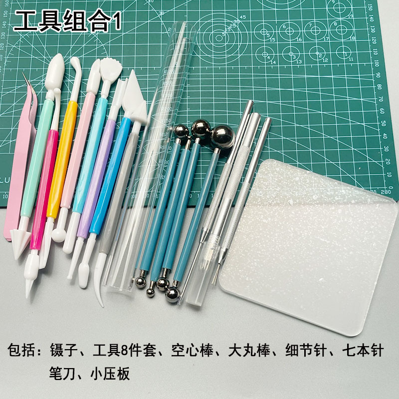 Ultra-ligero de arcilla que hace herramientas de traje de piedra de plástico suave arcilla de color de arcilla hecha a mano modelo DIY hecho a mano materiales caseros