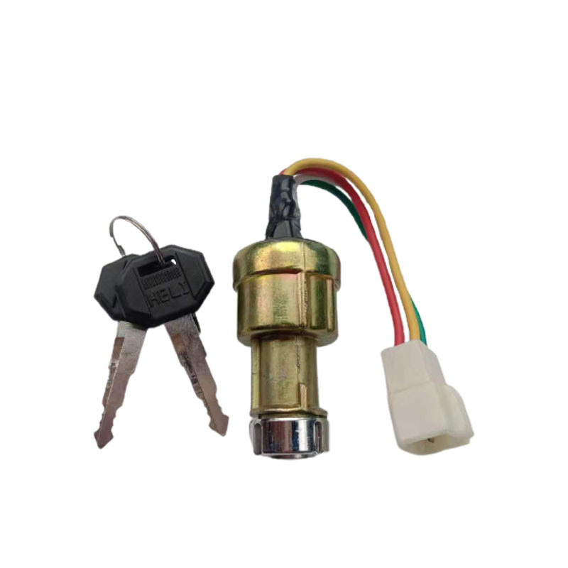 Heli Power Door Lock JK411 Forklift Ignition Switch Three/Four Wire Start Key (Ignition switch)
