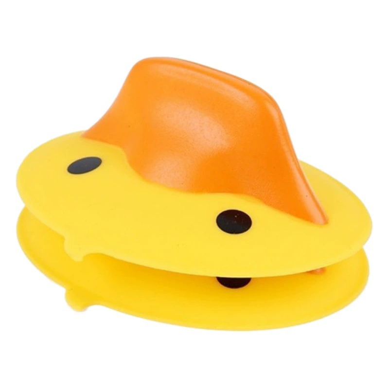 Factory Direct TikTok Взрывы Силиконовая желтая утка Утконос Бытовая кухня Теплоизоляционный зажим Духовка Микроволновая печь Зажим для чаши