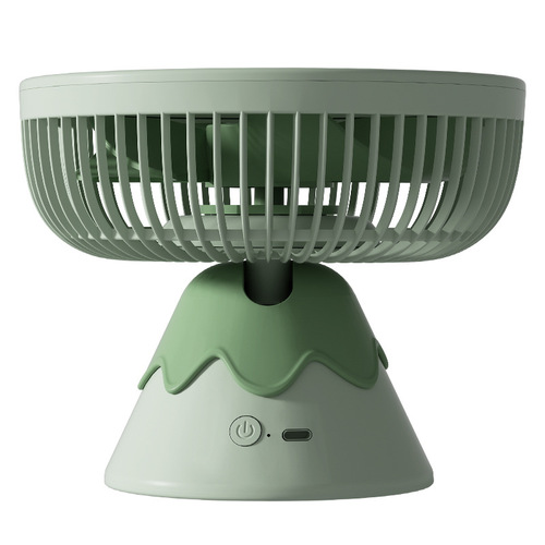  New Outdoor Camping Multifunctional Night Light Hanging Portable Small Electric Fan Mini Silent High Wind Wholesale