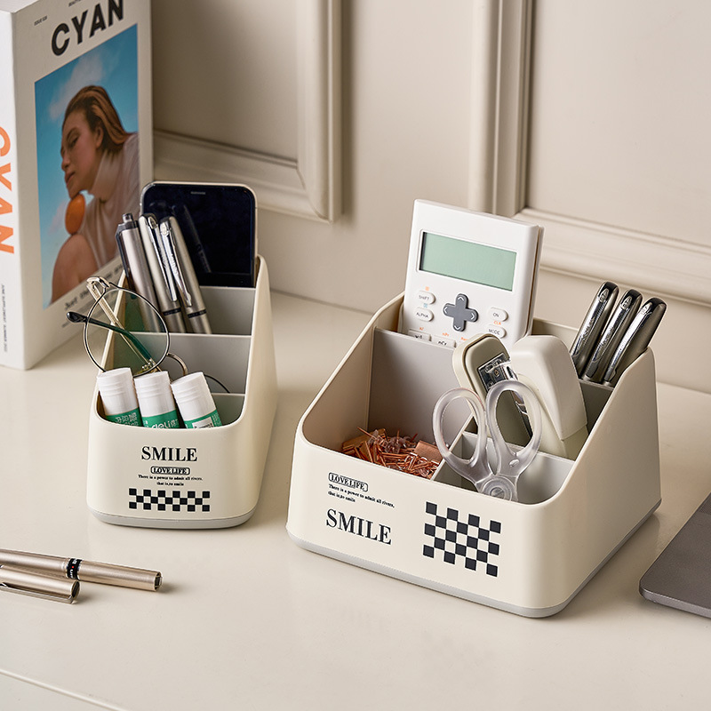 Настольная коробка для хранения, пульт, канцтовары, ящик для хранения