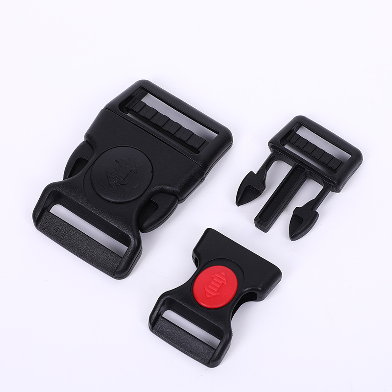 Botón de inserción de arco, interruptor de punto rojo, botón de ajuste, accesorios de plástico, botón de bloqueo de doble cinturón de seguridad image 5