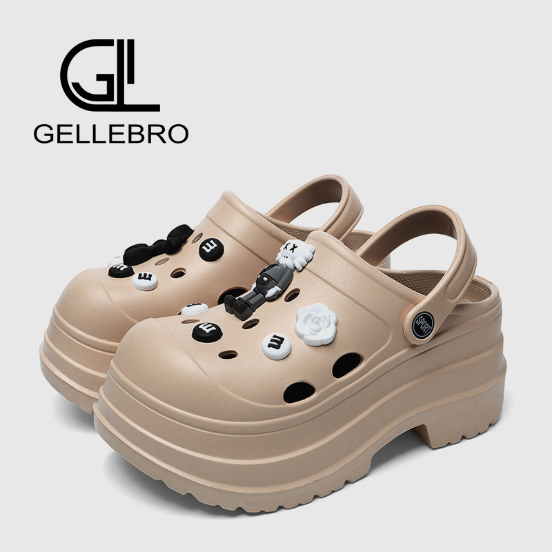 9cm Thick-Soled Clogs for Women, Summer Garden Shoes, Outdoor Wear, Non-Slip, Height-Increasing Eva Beach Sandals for Women 9cm Thick-Soled Clogs for Women, Summer Garden Shoes, Outdoor Wear, Non-Slip, Height-Increasing Eva Beach Sandals for Women