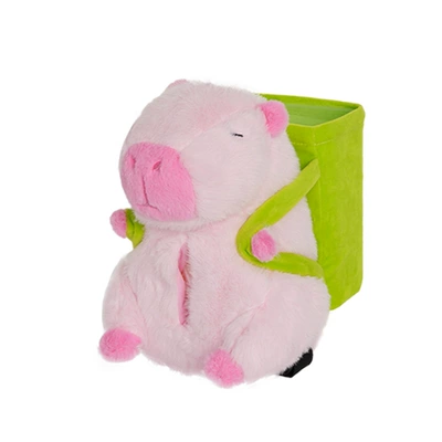 carton storage bucket, Car tissue box/set - capibala-tissue-box-with-pink-back-bucket