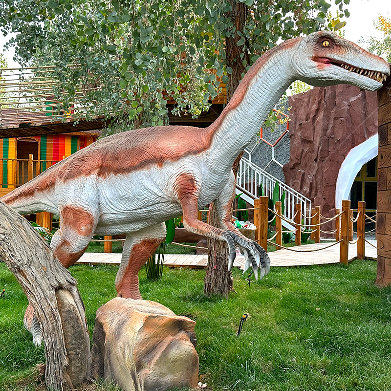 Simulación de Amemosaurus Orbitosaurus escultura de resina de fibra de vidrio parque escénico museo de ciencia popularizada dinosaurio de inducción eléctrica