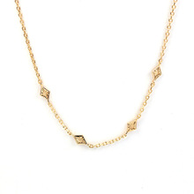 aget*日系同款轻奢设计感女士S925纯银项链 简约百搭首饰源头工厂