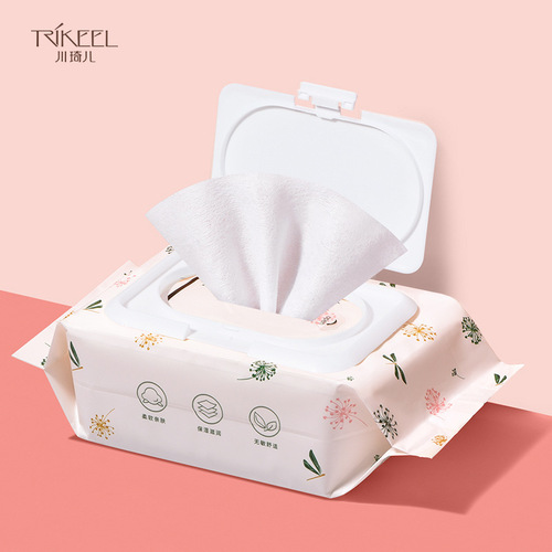 Chuanqi'er 120 pieces aloe vera makeup remover wipes disposable deep cleansing makeup remover cotton wipes face lip eye makeup portable
