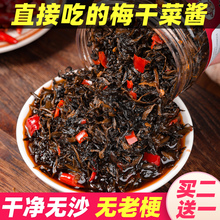 梅干菜下饭菜梅菜酱雪里蕻无沙霉菜酱料下饭拌饭酱拌面酱瓶装