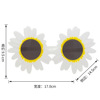 Glasses solar-powered for adults, children's funny evening dress, decorations suitable for photo sessions, props, sunflower, flowered