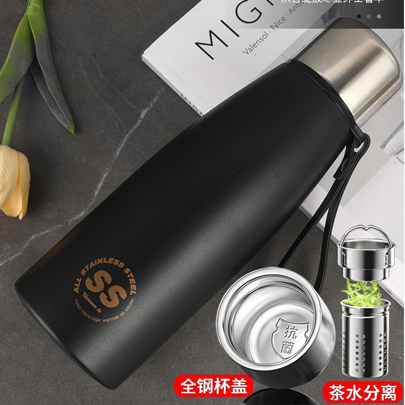 新款316不锈钢可乐瓶保温杯水壶大容量便携车载水杯户外运动登山|undefined