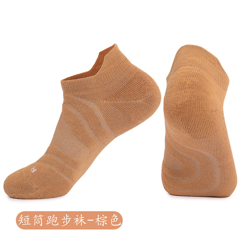 Calcetines deportivas profesionales personalizadas antideslizantes calcetines de bádminton para dibujar muestras personalizadas calcetines de carrera transpirables personalizadas