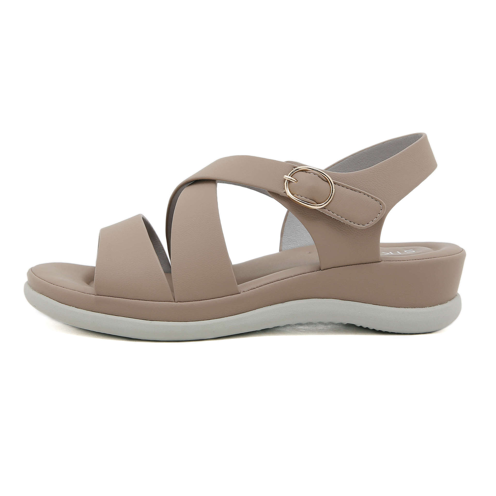 JS554-1 verano 2025 sandalias dulces mujeres generosas moda comercio exterior sandalias de plataforma de gran tamaño zapatos de playa al por mayor