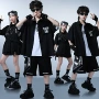 男生暗黑女孩儿童演出服