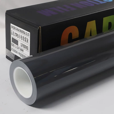 TPU black charm red car wrap: Auto Color Change Film - cappuccino-gray-152m16m