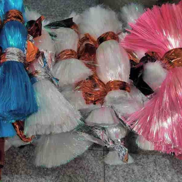 铝箔闪色纸切裁金片亮线亮银片长条彩虹梅红闪线彩虹大红草绿彩线