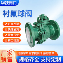 厂家供应Q41F46-16C铸钢手动球阀门气动衬氟球阀法兰式球阀批发