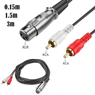 rca�� �pɏ���D���z���l��0.15/1.5/3m��푾�2RCA�DXLR���r��/ĸ