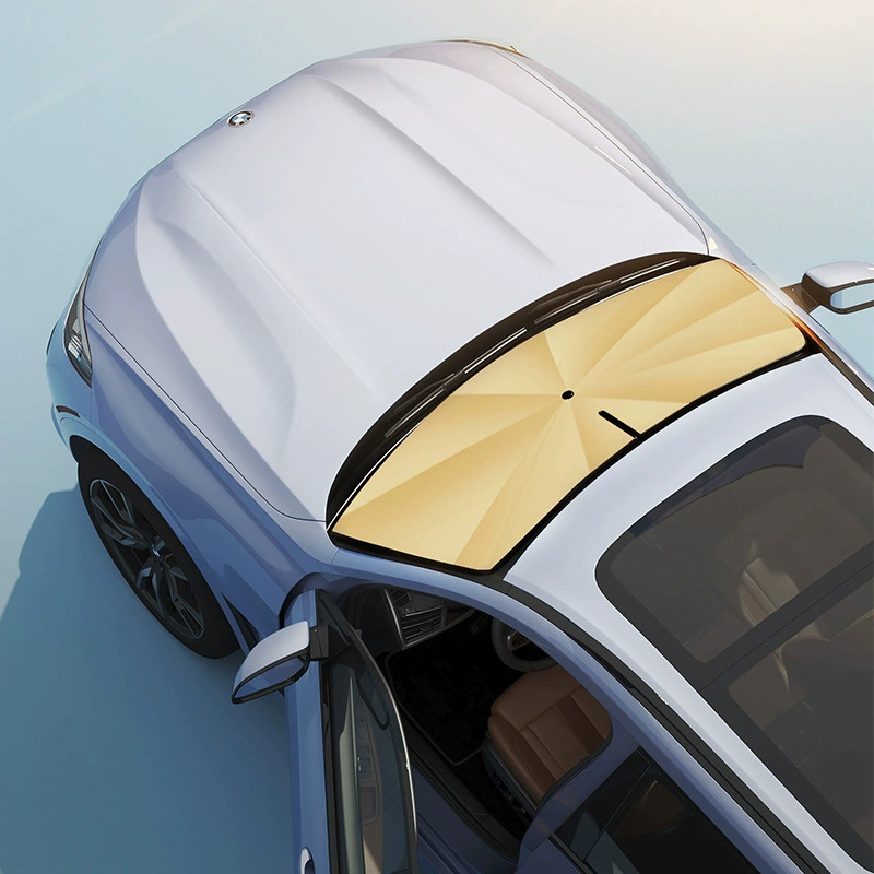 Новый черный золотой автомобильный зонт от солнца передний ветровое стекло титановый солнцезащитный крем