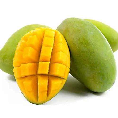 Вьетнамское зеленое манго из Юньнани, 3 фунта, 2.5kg целых штука, бесплатная доставка, манго с зеленой кожурой, прямая поставка в один шматок