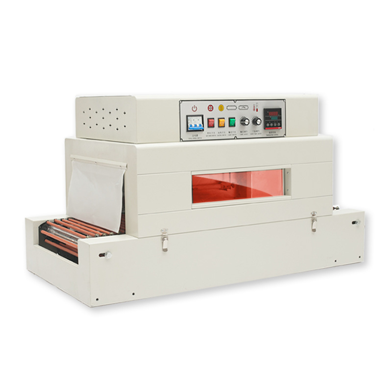 horno de contracción térmica de larga longitud automática para caja de regalo de cosméticos, caja de libros para teléfonos móviles, cubiertos, máquina de envasado de película de sellado de plástico