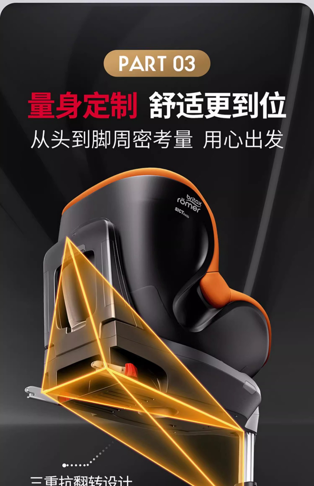 Car safety seat child seat isize double-sided knight Pro360 rotating car newborn 0-4 years old