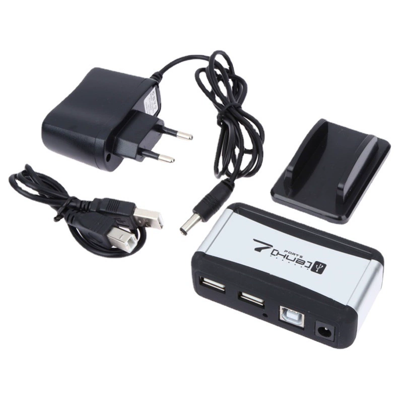 USB 2.0 вертикальный 7 USB-хаб, хаб-лимит, семь портов, хаб с питанием