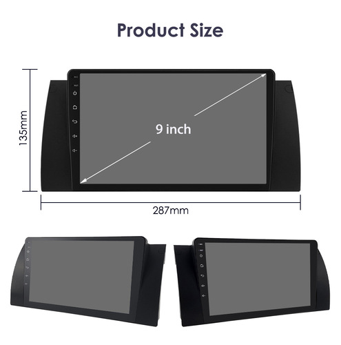 9-inch for BMW E39 Android navigation center console car MP5 player versatile frame navigation