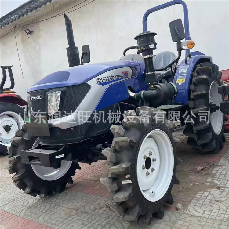 农用雷沃504水田旱田旋耕机 四驱四轮拖拉机雷沃强压耕田犁地机