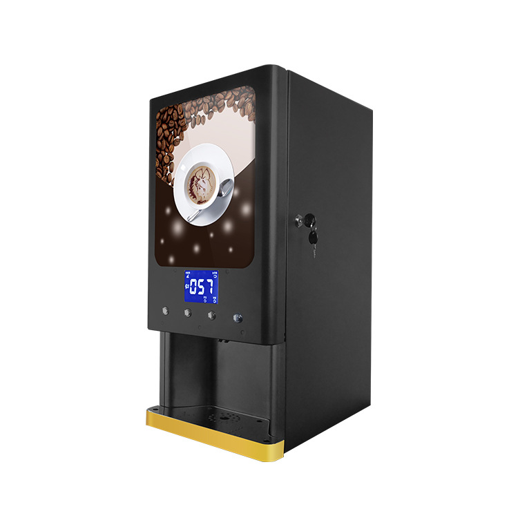 Máquina automática de té con leche instantáneo de escritorio, máquina de café, máquina comercial de bebidas, venta directa de fábrica