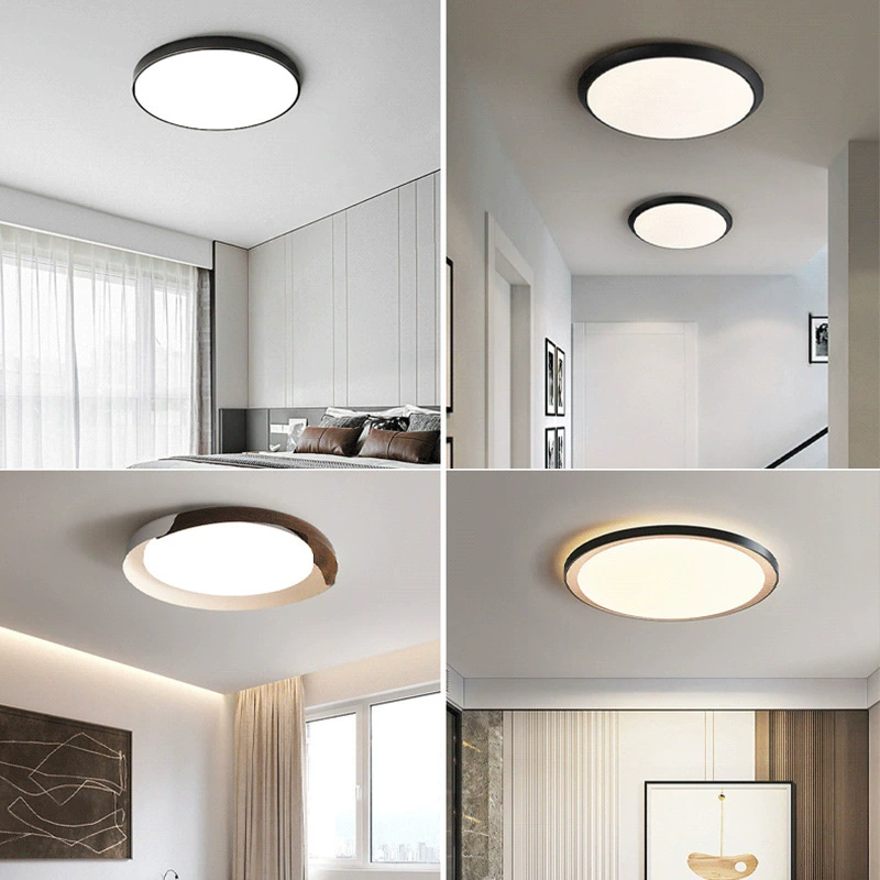 LED square ceiling light, changeable magnetic light source