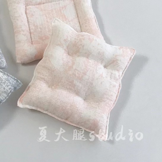 스플래시 잉크 핑크 퀼팅 코스터 [약 13cm]