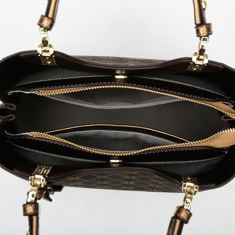 Bolso de mano nuevo y versátil para mujer, bolso de mano con estampado a la moda, bolso para mamá, bolso de mano de gran capacidad para ir al trabajo