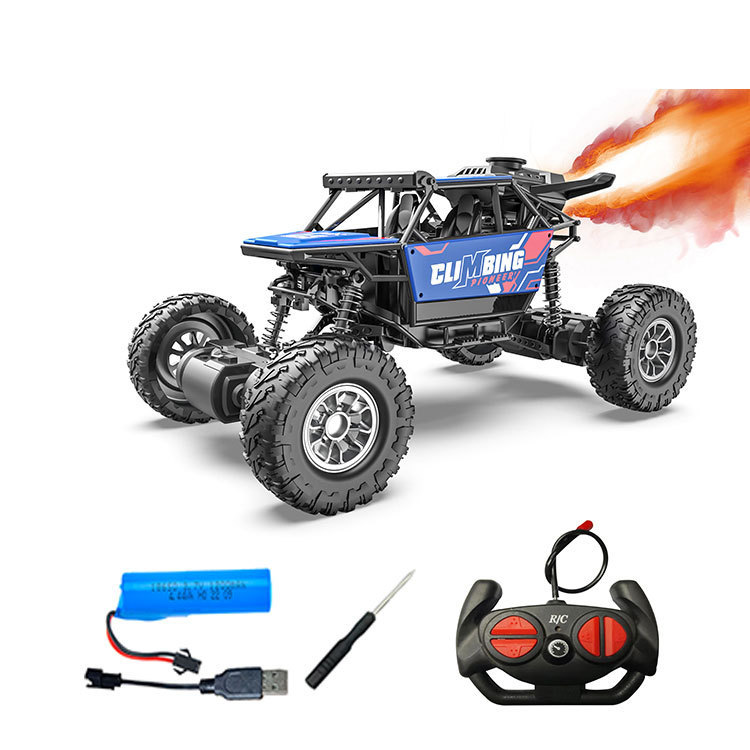 Alloy remote control off-road climbing car wireless toy car high-speed four-wheel drive drift charging boy racing cross-border wholesale