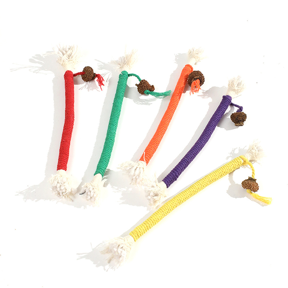 Gato de juguete gato mordedura cuerda juguete auto-Hola aliviar congestión molar catnip gatito divertido gato palo juguete para mascotas