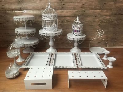 De estilo europeo de la boda mesa de postre soporte de exhibición de hierro de múltiples capas creativo pastel de cumpleaños estante de tres capas de pastelería soporte image 26