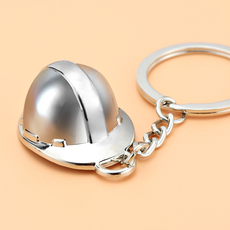 Creative simulation helmet keychain custom site safety helmet fire safety helmet hat fire extinguisher key chain Creative simulation helmet keychain custom site safety helmet fire safety helmet hat fire extinguisher key chain