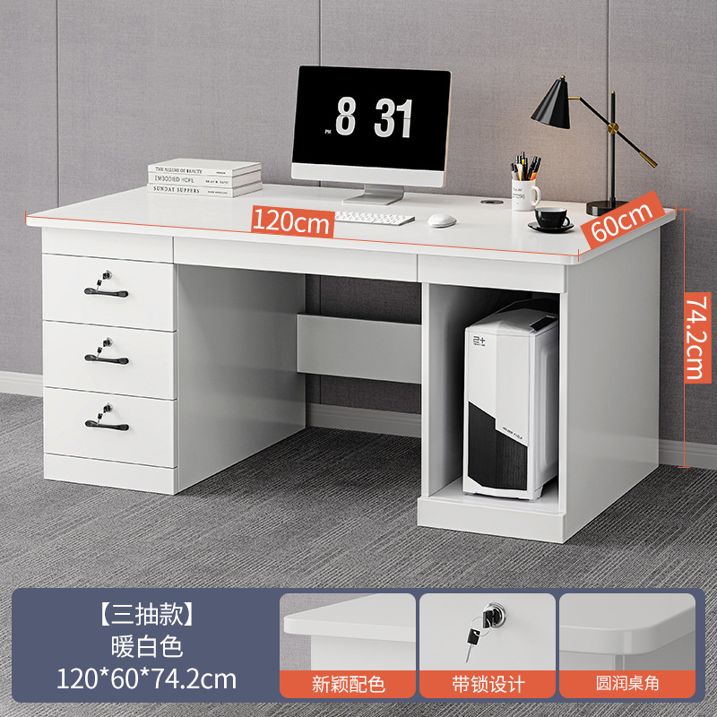 Mesa de oficina, mesa de jefe, mesa de computadora doméstica, escritorio, mesa de oficina moderna, mesa de personal, mesa, silla, mesa