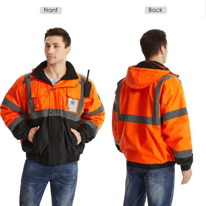 ④L 130 Safety Reflective Jackets for work Waterproof Class